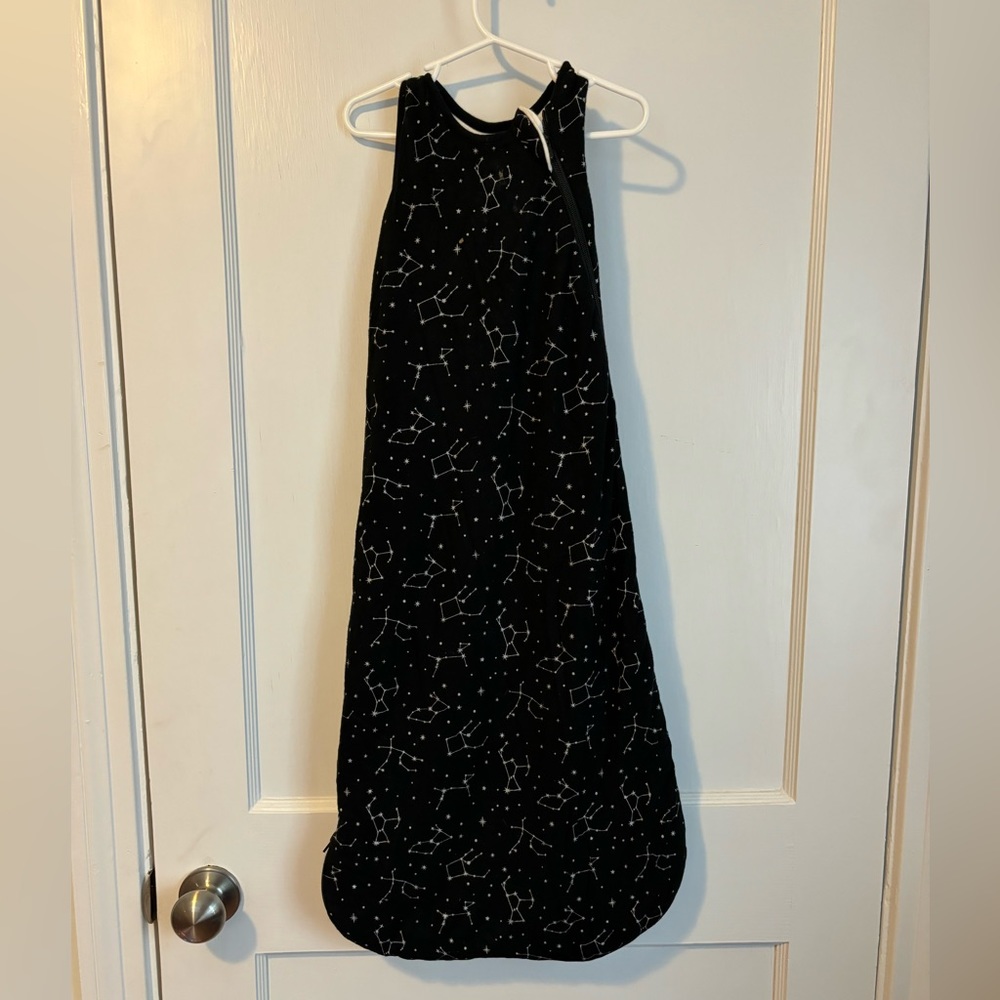 Kyte sleep sack, Black with constellations. M, 1 tog